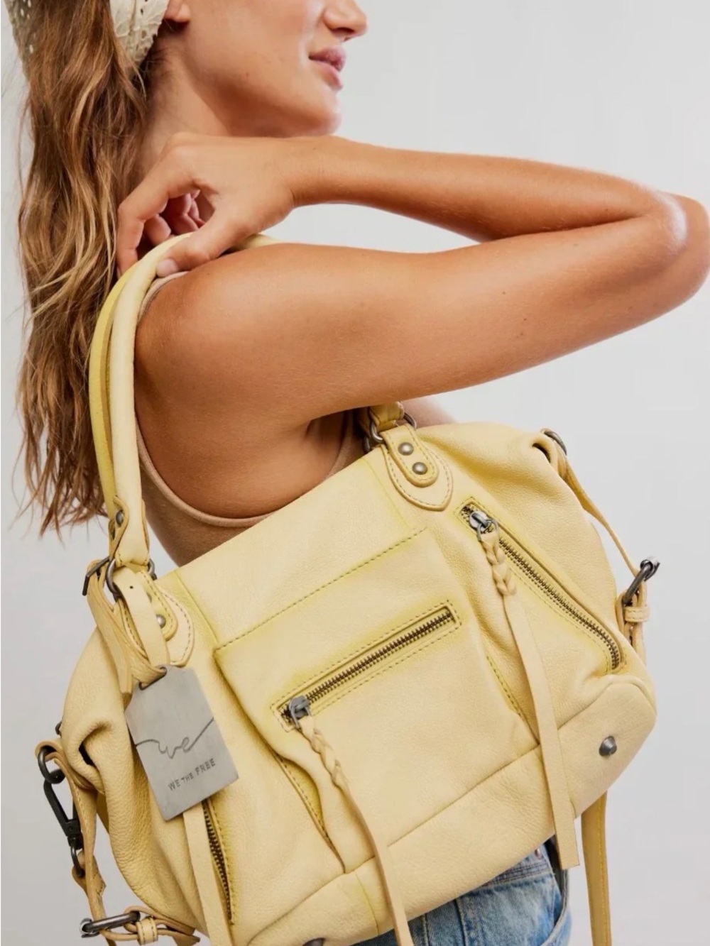 SOLD OUT Free people baby Emerson butter yellow, new with tags
